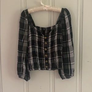 AE shirred top